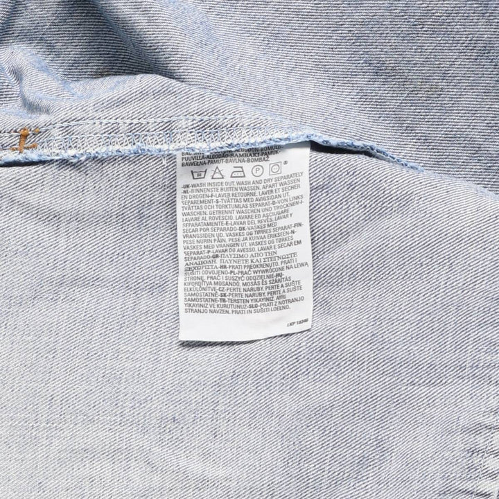 2000'S Levi's 70550-0414 Euro Model Denim Jacket, Men's Size L cotton blue type Vintage Second Hand