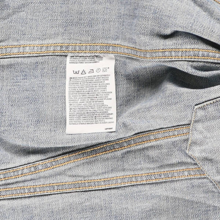 2000'S Levi's 70500-0489 Euro Model Denim Jacket, Men's Size L cotton blue type Vintage Second Hand