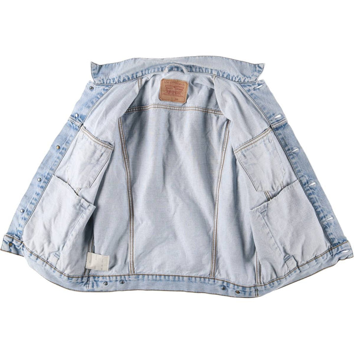90'S Levi's 70503-0210 denim jacket, denim jacket, men's size L, vintage cotton blue type Vintage Second Hand