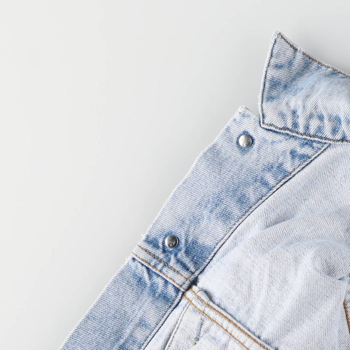 90'S Levi's 70503-0210 denim jacket, denim jacket, men's size L, vintage cotton blue type Vintage Second Hand