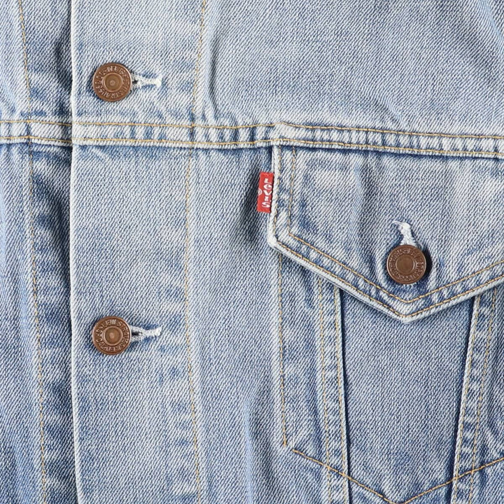 2000'S Levi's 70500-0487 Euro Model Denim Jacket, Men's Size XL cotton blue type Vintage Second Hand