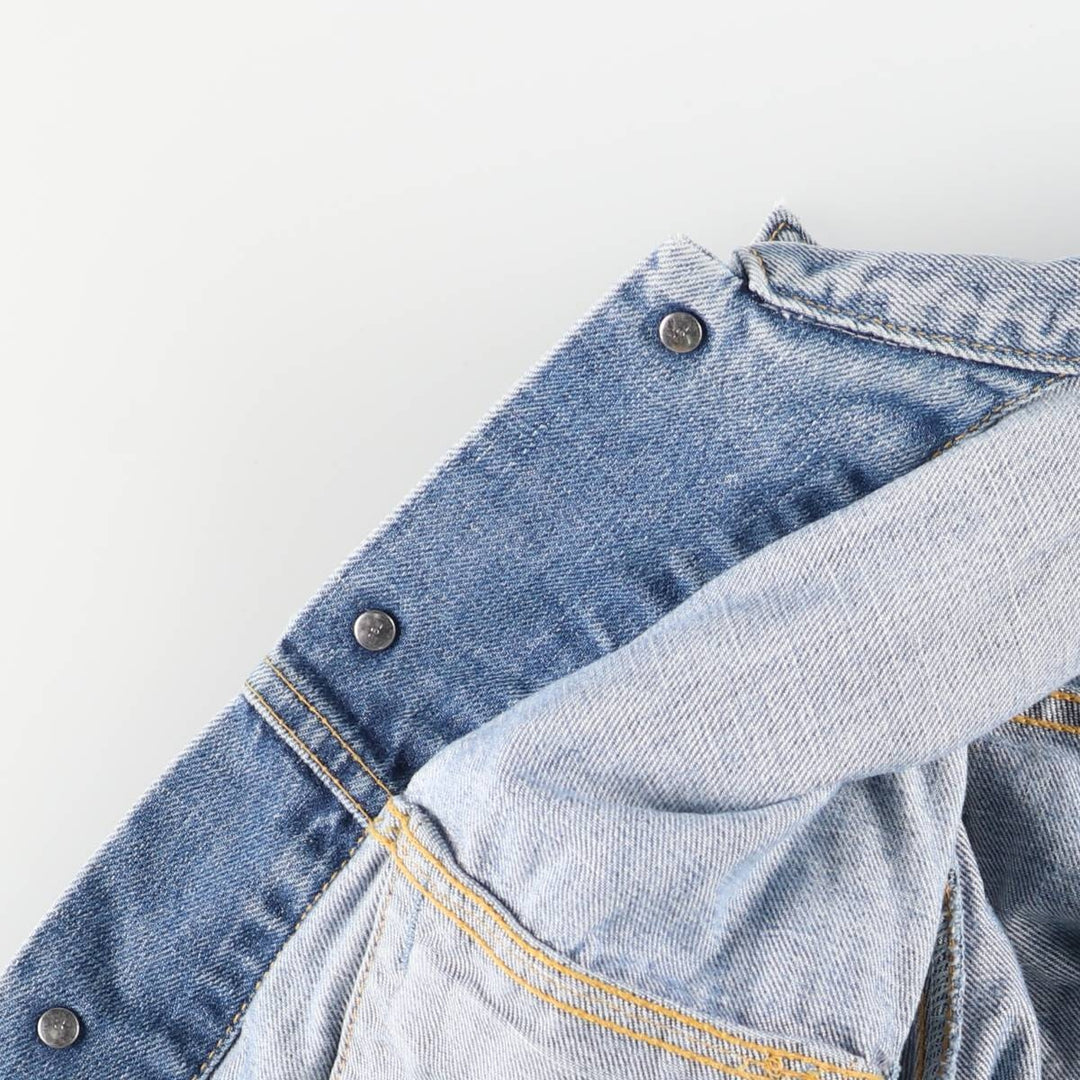 2000'S Levi's 70500-0487 Euro Model Denim Jacket, Men's Size XL cotton blue type Vintage Second Hand