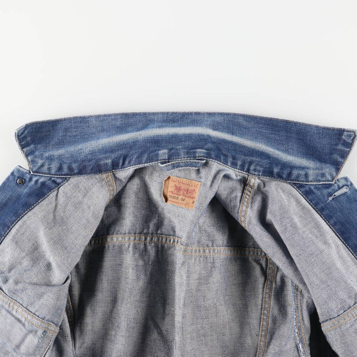 2000'S Levi's 70500-0401 Euro Model Denim Jacket, Men's Size XL cotton blue type Vintage Second Hand