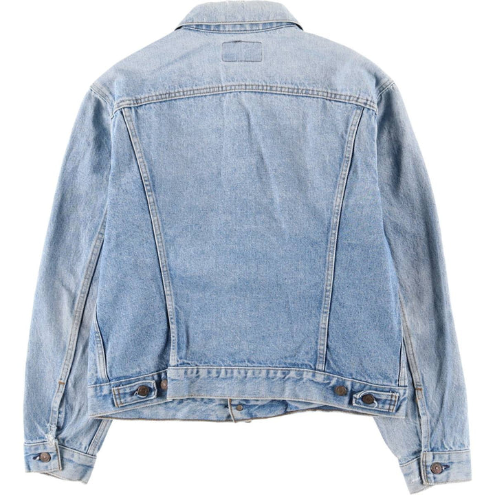 80'S Levi's 70506-0216 denim jacket, denim jacket, made in USA, men's size M, vintage unclear blue type Vintage Second Hand