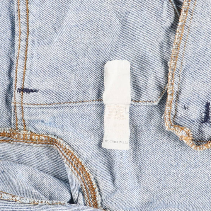 80'S Levi's 70506-0216 denim jacket, denim jacket, made in USA, men's size M, vintage unclear blue type Vintage Second Hand
