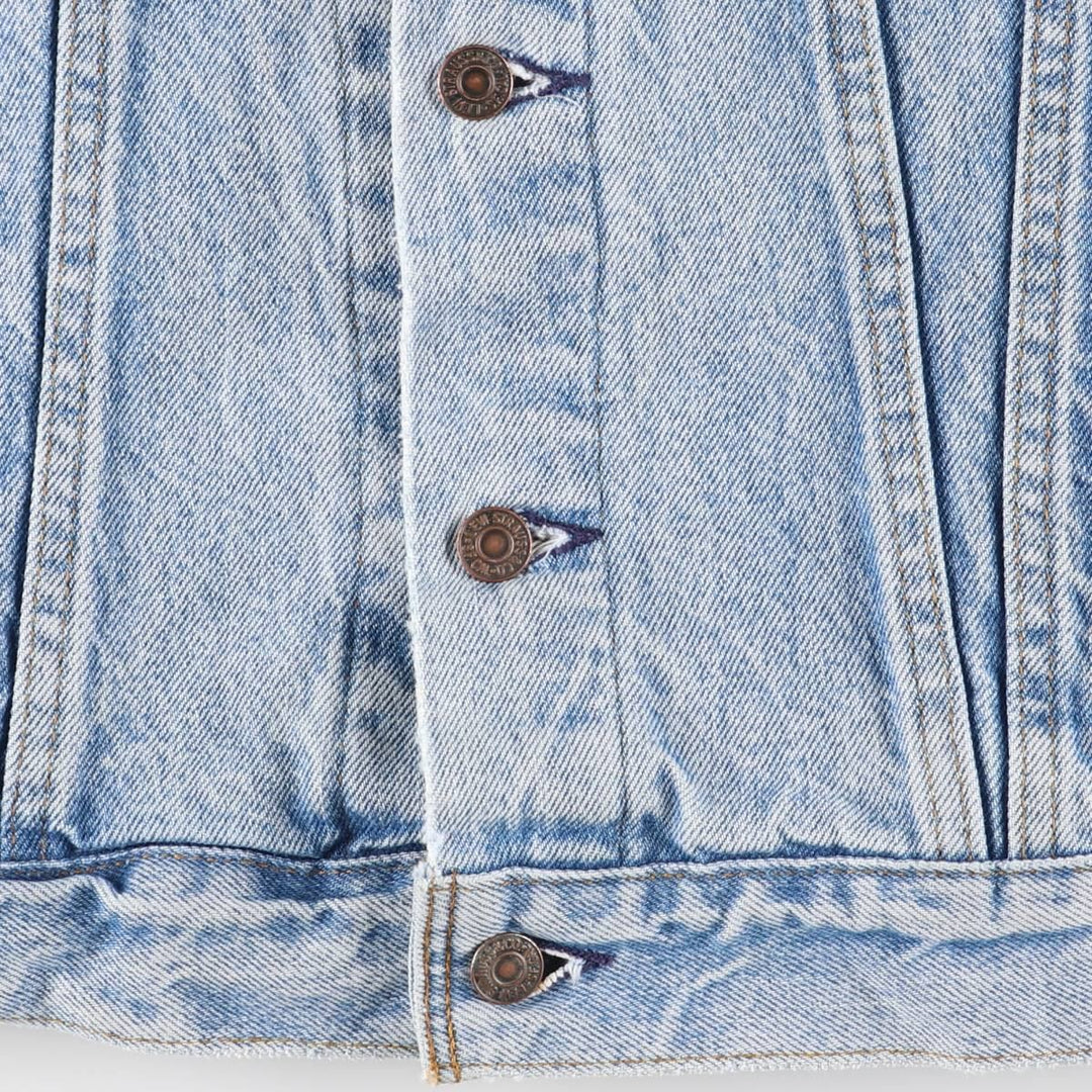 80'S Levi's 70506-0216 denim jacket, denim jacket, made in USA, men's size M, vintage unclear blue type Vintage Second Hand