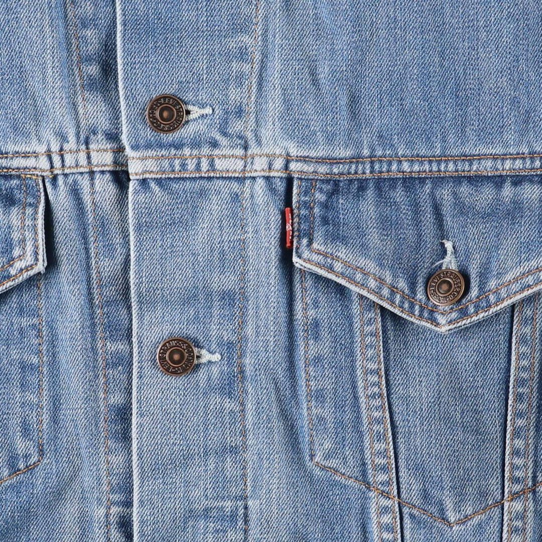 2000'S Levi's 70550-0414 Euro Model Denim Jacket, Men's Size L cotton blue type Vintage Second Hand