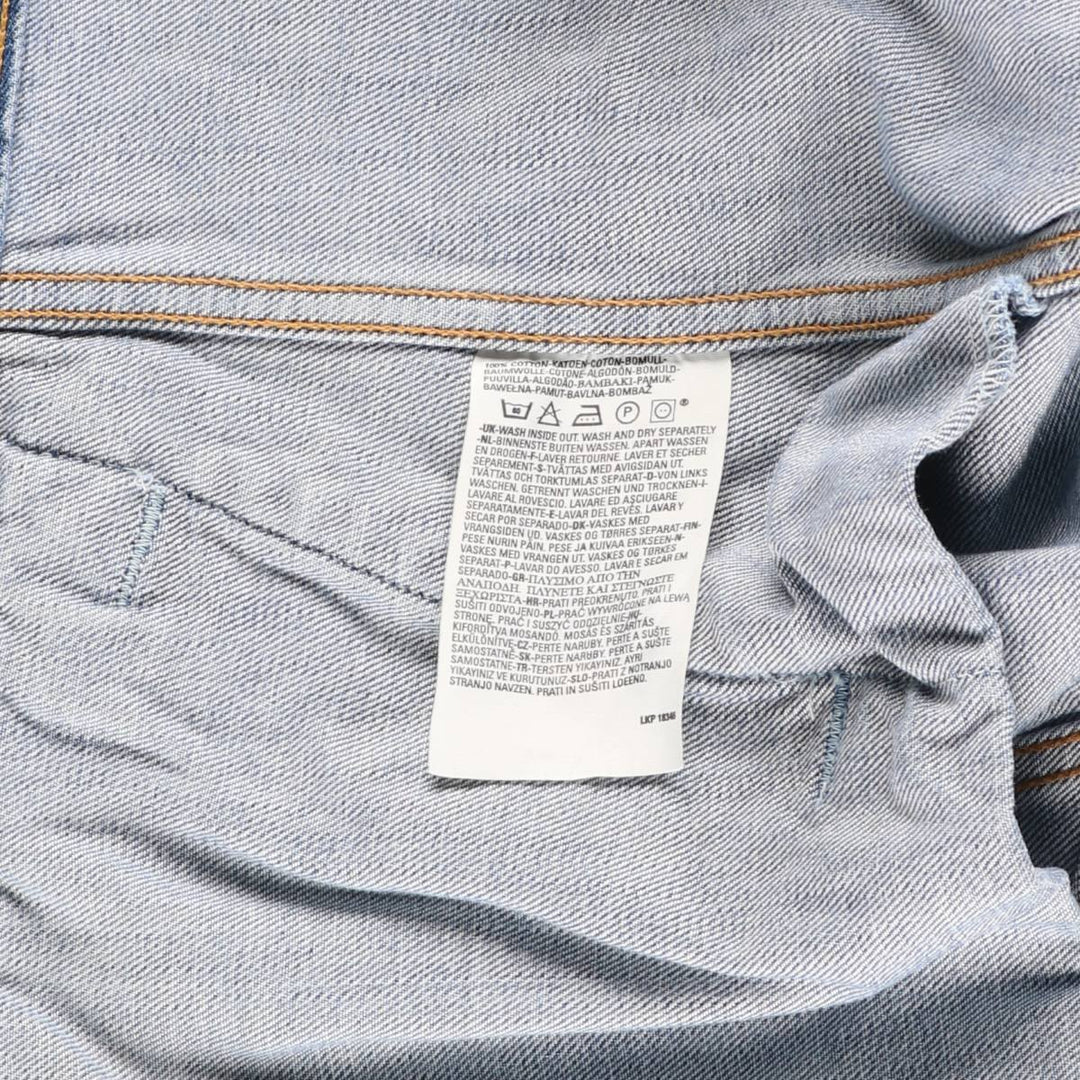 2000'S Levi's 70550-0414 Euro Model Denim Jacket, Men's Size L cotton blue type Vintage Second Hand