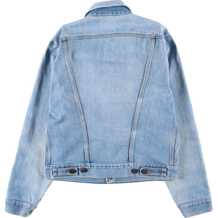 Vintage 1980'S Wrangler NO-FAULT DENIMS denim jacket, made in the USA, size S. cotton blue type Vintage Second Hand
