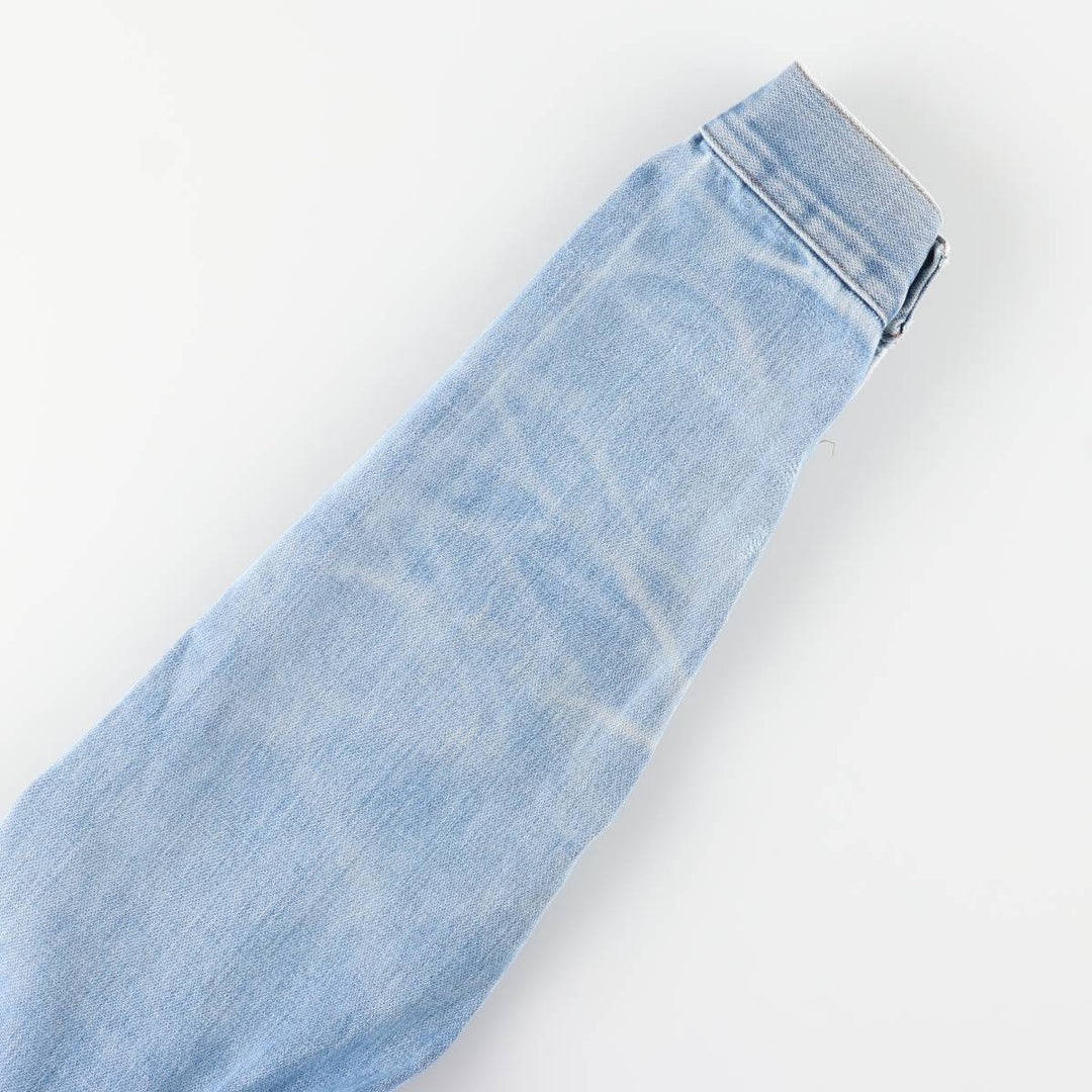 Vintage 1980'S Wrangler NO-FAULT DENIMS denim jacket, made in the USA, size S. cotton blue type Vintage Second Hand