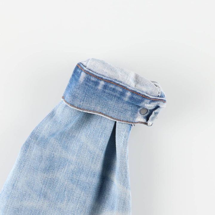 Vintage 1980'S Wrangler NO-FAULT DENIMS denim jacket, made in the USA, size S. cotton blue type Vintage Second Hand