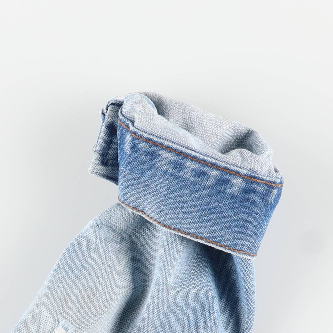 Vintage 1980'S Wrangler NO-FAULT DENIMS denim jacket, made in the USA, size S. cotton blue type Vintage Second Hand