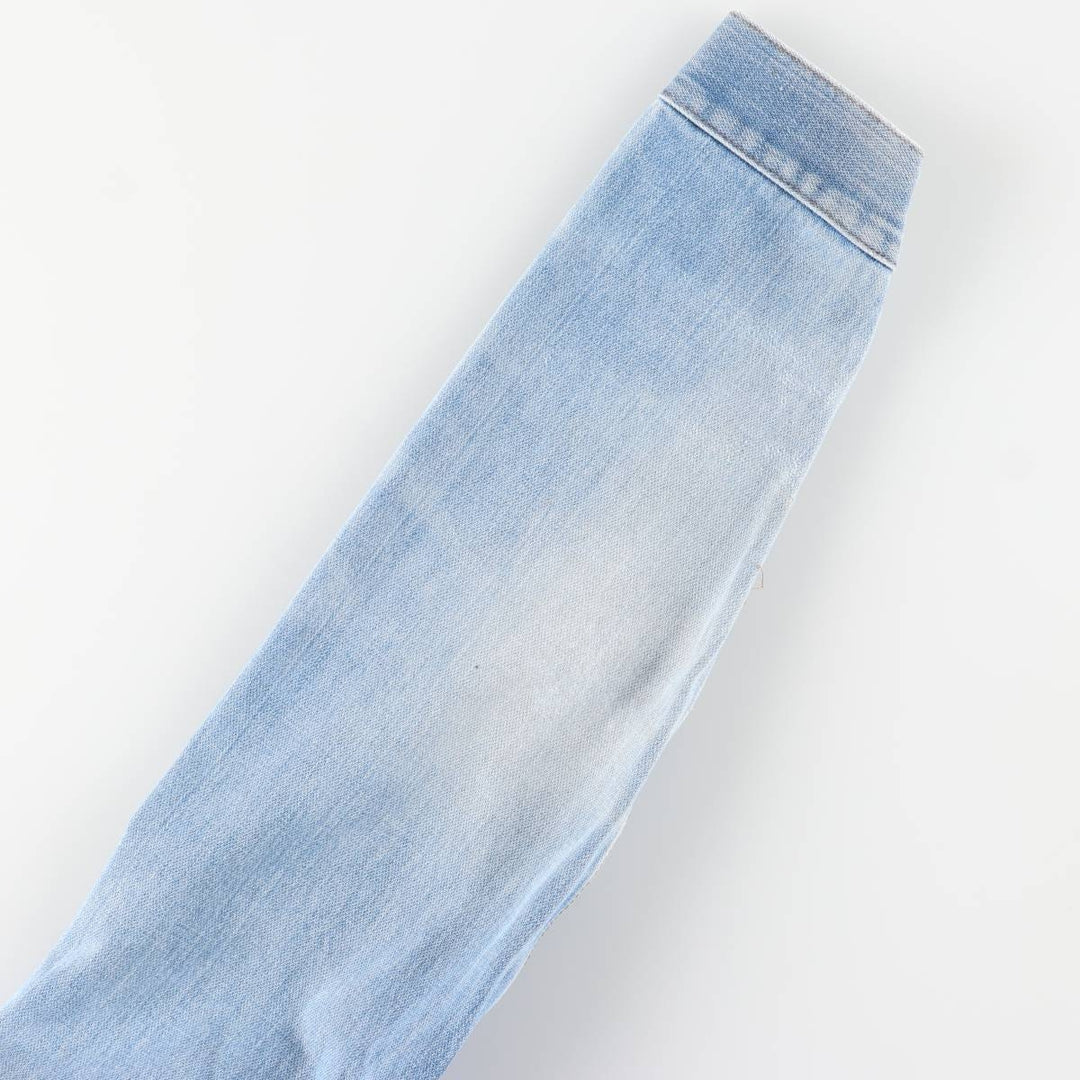 Vintage 1980'S Wrangler NO-FAULT DENIMS denim jacket, made in the USA, size S. cotton blue type Vintage Second Hand