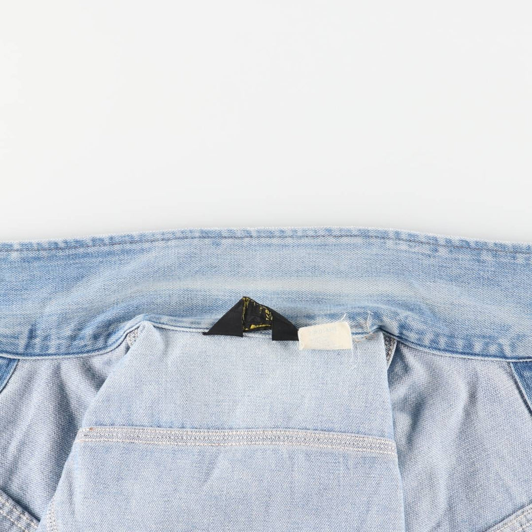 Vintage 1980'S Wrangler NO-FAULT DENIMS denim jacket, made in the USA, size S. cotton blue type Vintage Second Hand
