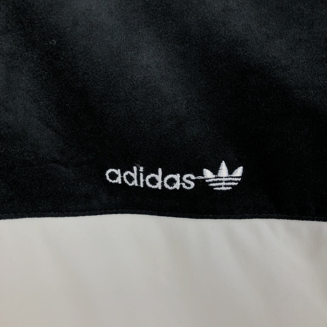 Vintage 1980'S Adidas velour jersey track jacket, men's size L unclear blue type Vintage Second Hand