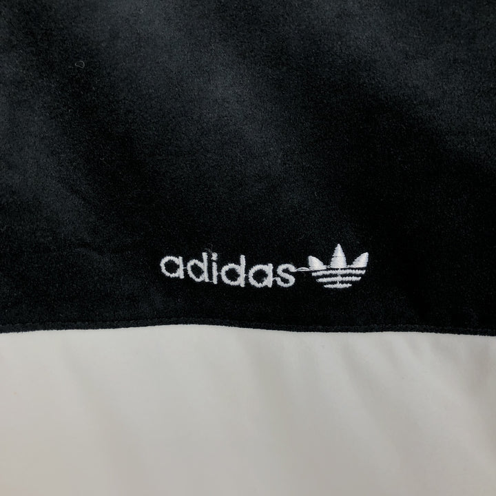 Vintage 1980'S Adidas velour jersey track jacket, men's size L unclear blue type Vintage Second Hand
