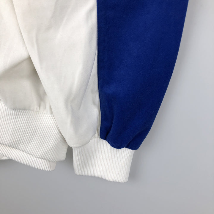 Vintage 1980'S Adidas velour jersey track jacket, men's size L unclear blue type Vintage Second Hand
