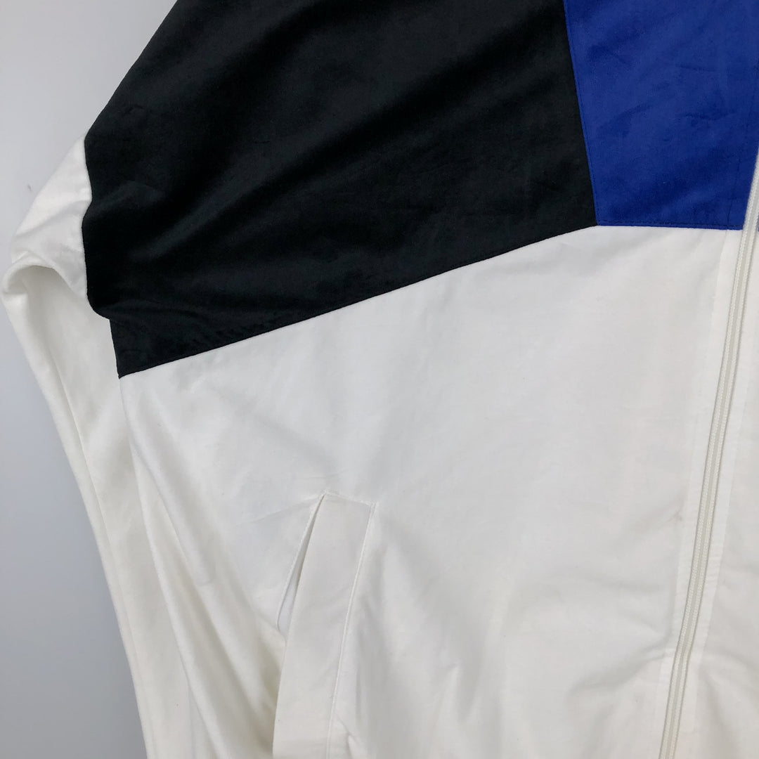 Vintage 1980'S Adidas velour jersey track jacket, men's size L unclear blue type Vintage Second Hand