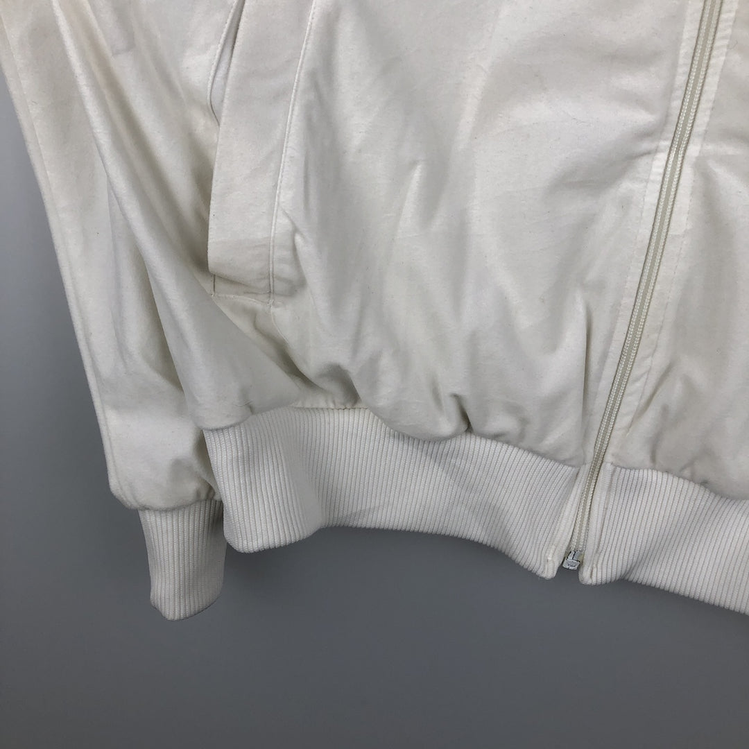 Vintage 1980'S Adidas velour jersey track jacket, men's size L unclear blue type Vintage Second Hand