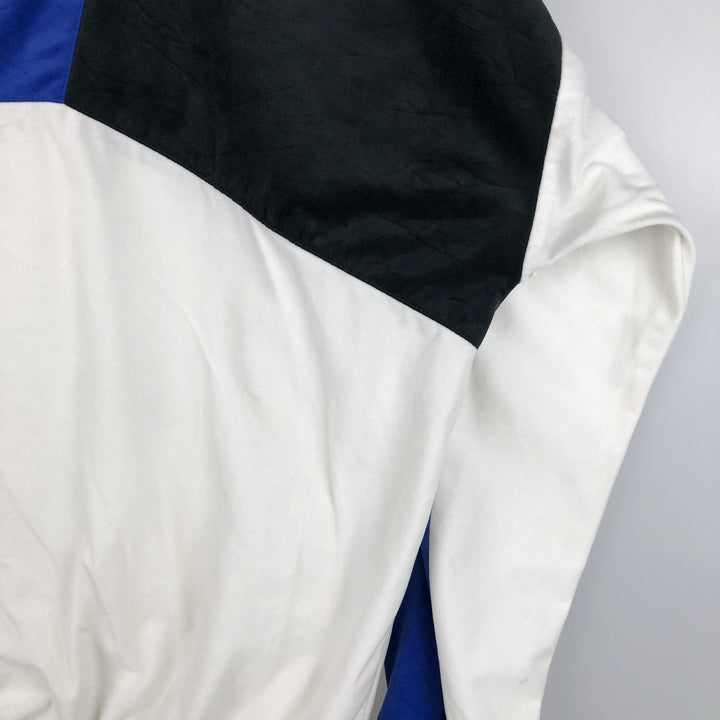 Vintage 1980'S Adidas velour jersey track jacket, men's size L unclear blue type Vintage Second Hand