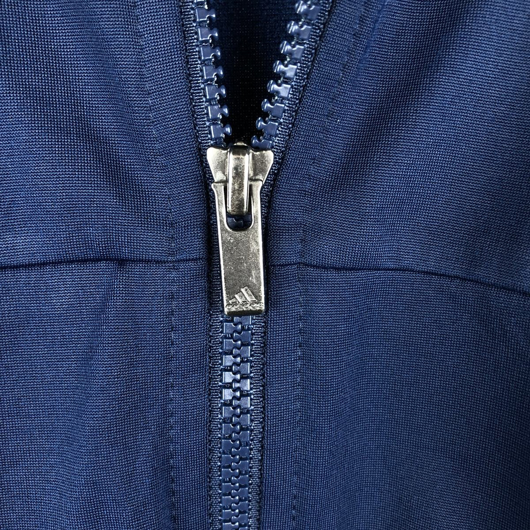 Adidas CLIMPLITE Jersey Track Jacket, Men's Size Medium polyester blue type Vintage Second Hand