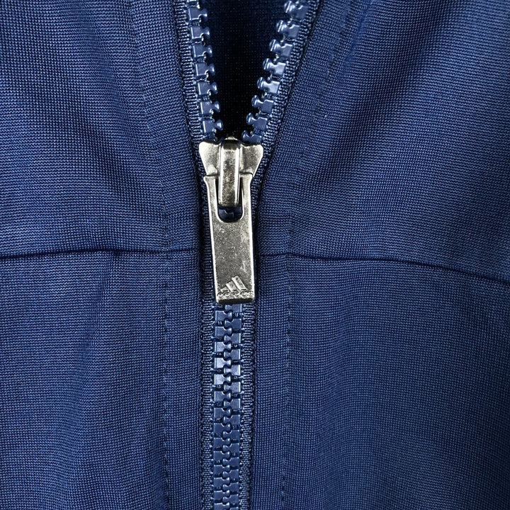 Adidas CLIMPLITE Jersey Track Jacket, Men's Size Medium polyester blue type Vintage Second Hand