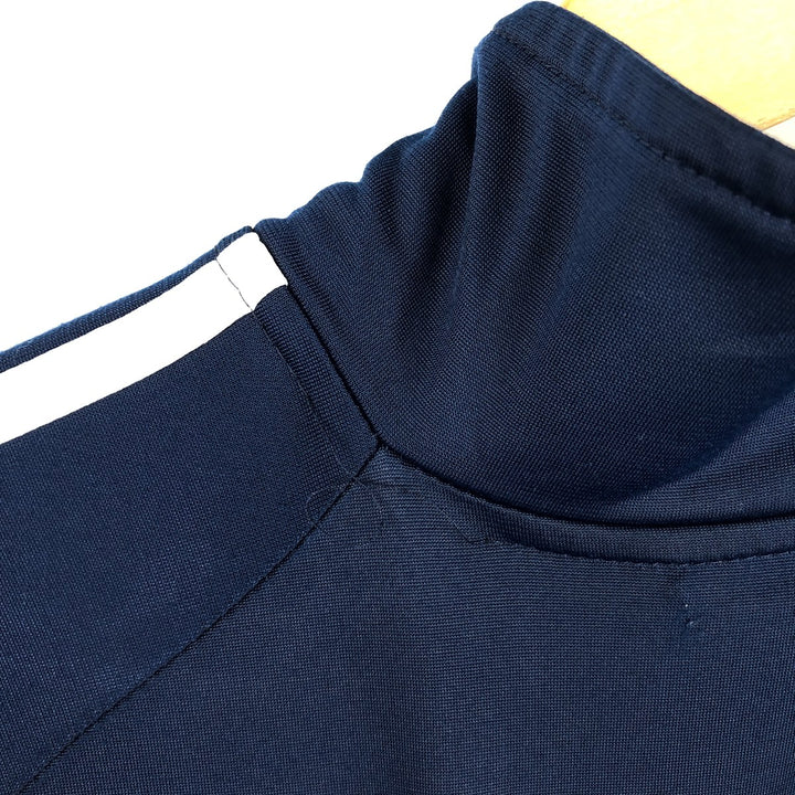 Adidas CLIMPLITE Jersey Track Jacket, Men's Size Medium polyester blue type Vintage Second Hand