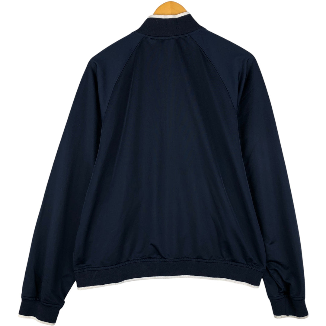 2000'S Reebok Jersey Track Jacket, Men's Size L polyester navy blue type Vintage Second Hand