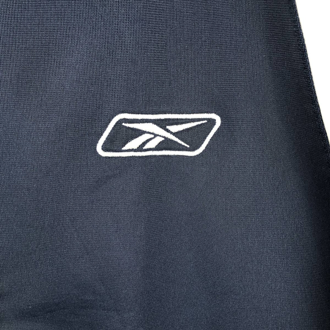 2000'S Reebok Jersey Track Jacket, Men's Size L polyester navy blue type Vintage Second Hand