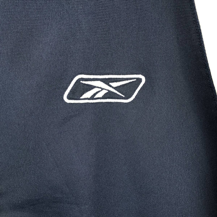 2000'S Reebok Jersey Track Jacket, Men's Size L polyester navy blue type Vintage Second Hand