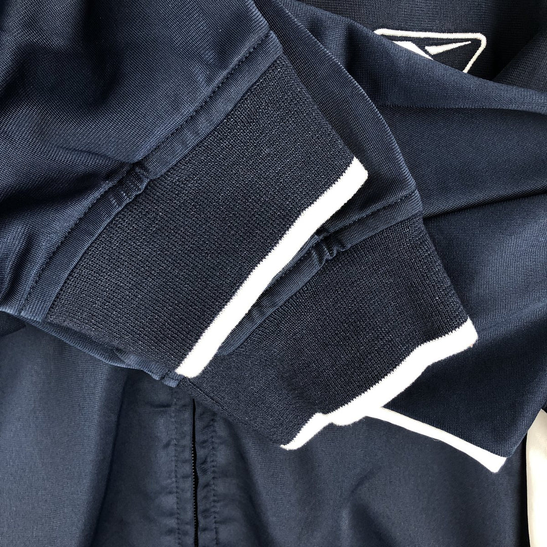 2000'S Reebok Jersey Track Jacket, Men's Size L polyester navy blue type Vintage Second Hand