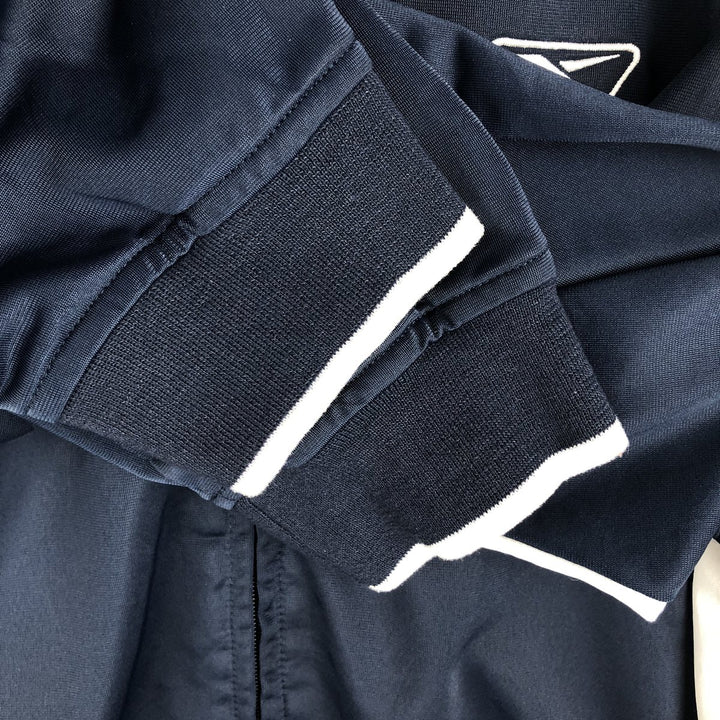 2000'S Reebok Jersey Track Jacket, Men's Size L polyester navy blue type Vintage Second Hand