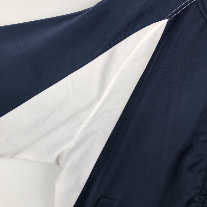 2000'S Reebok Jersey Track Jacket, Men's Size L polyester navy blue type Vintage Second Hand