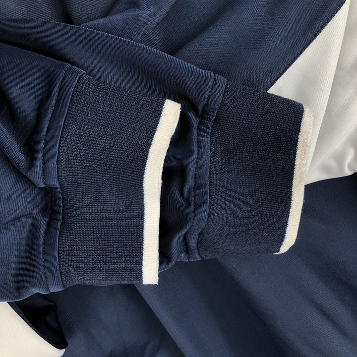 2000'S Reebok Jersey Track Jacket, Men's Size L polyester navy blue type Vintage Second Hand