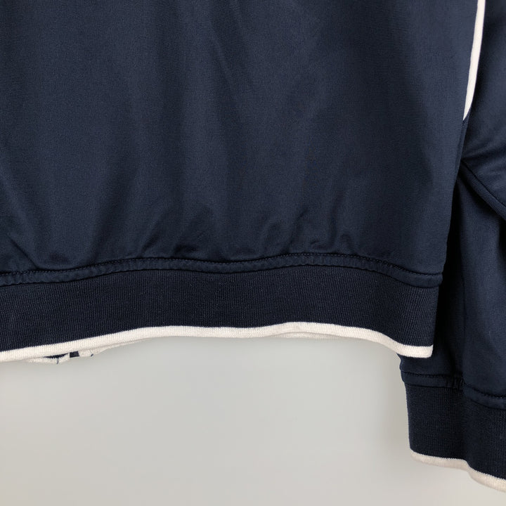 2000'S Reebok Jersey Track Jacket, Men's Size L polyester navy blue type Vintage Second Hand