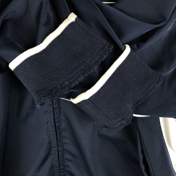2000'S Reebok Jersey Track Jacket, Men's Size L polyester navy blue type Vintage Second Hand