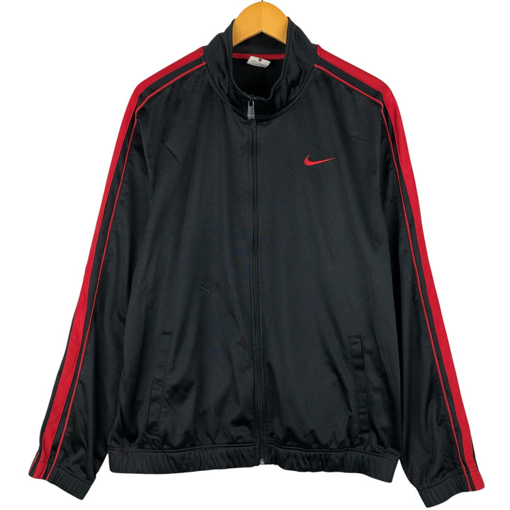Nike Jersey Track Jacket Men's Size L polyester black type Vintage Second Hand