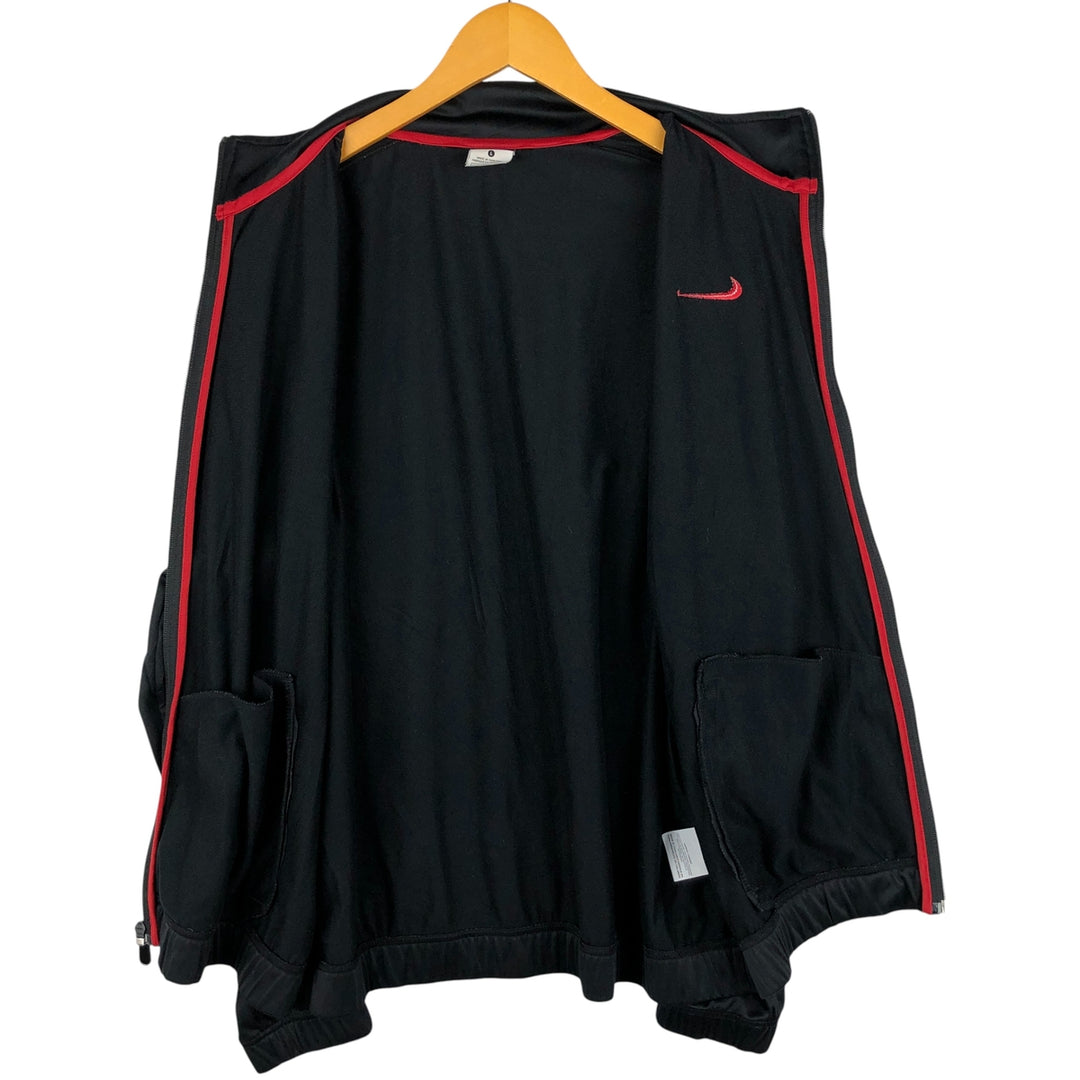 Nike Jersey Track Jacket Men's Size L polyester black type Vintage Second Hand