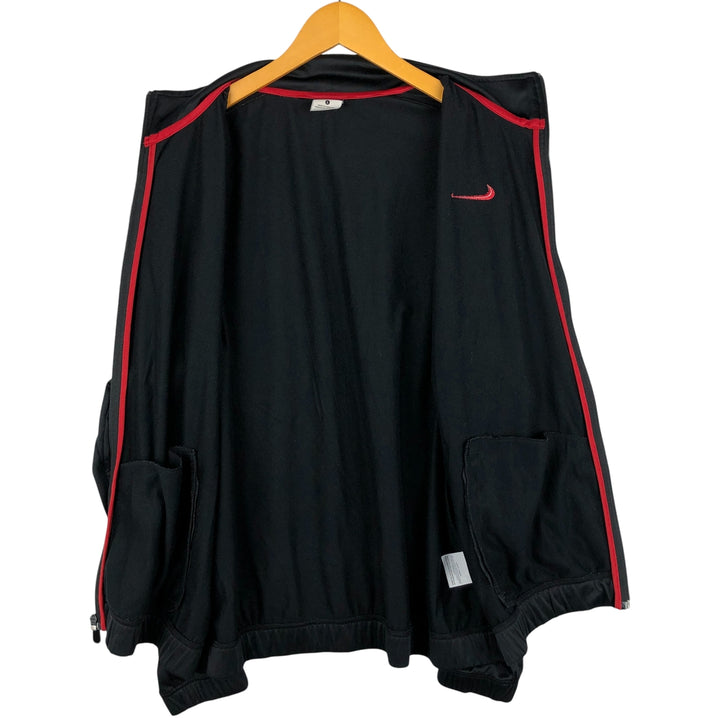 Nike Jersey Track Jacket Men's Size L polyester black type Vintage Second Hand