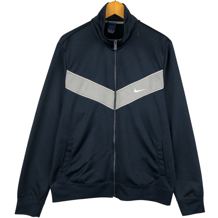 Nike Jersey Track Jacket Men's XL polyester navy blue type Vintage Second Hand