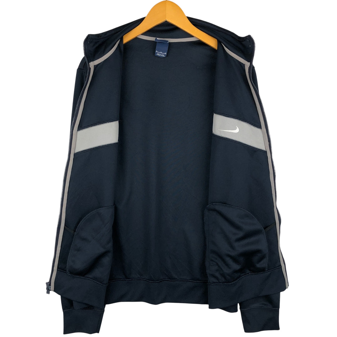 Nike Jersey Track Jacket Men's XL polyester navy blue type Vintage Second Hand