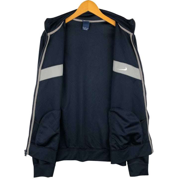Nike Jersey Track Jacket Men's XL polyester navy blue type Vintage Second Hand