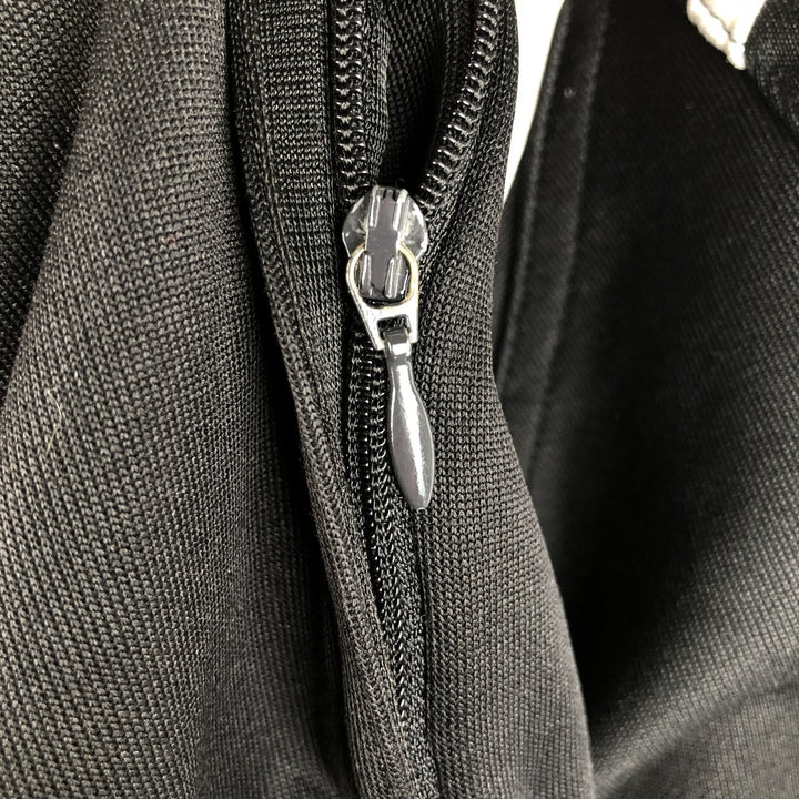 00'S adidas jersey track jacket, men's size L polyester black type Vintage Second Hand