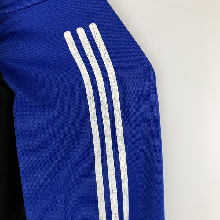 00'S adidas jersey track jacket, men's size L polyester blue type Vintage Second Hand