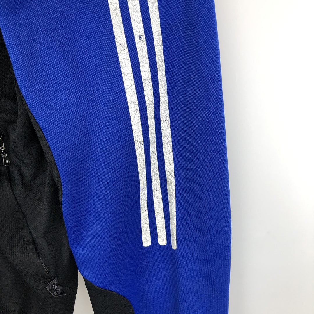 00'S adidas jersey track jacket, men's size L polyester blue type Vintage Second Hand