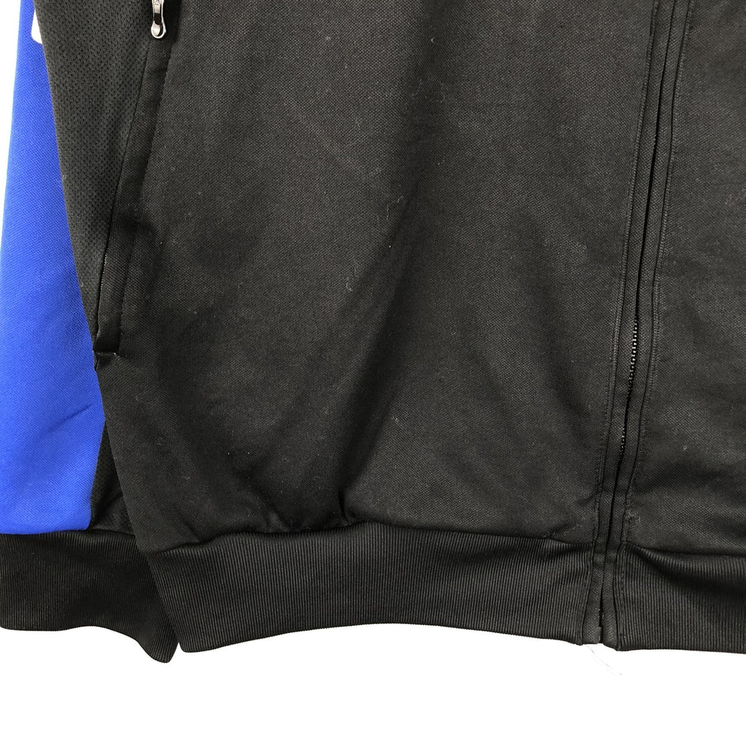 00'S adidas jersey track jacket, men's size L polyester blue type Vintage Second Hand