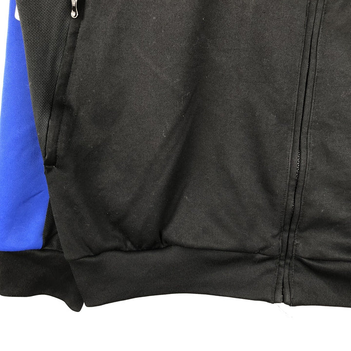 00'S adidas jersey track jacket, men's size L polyester blue type Vintage Second Hand