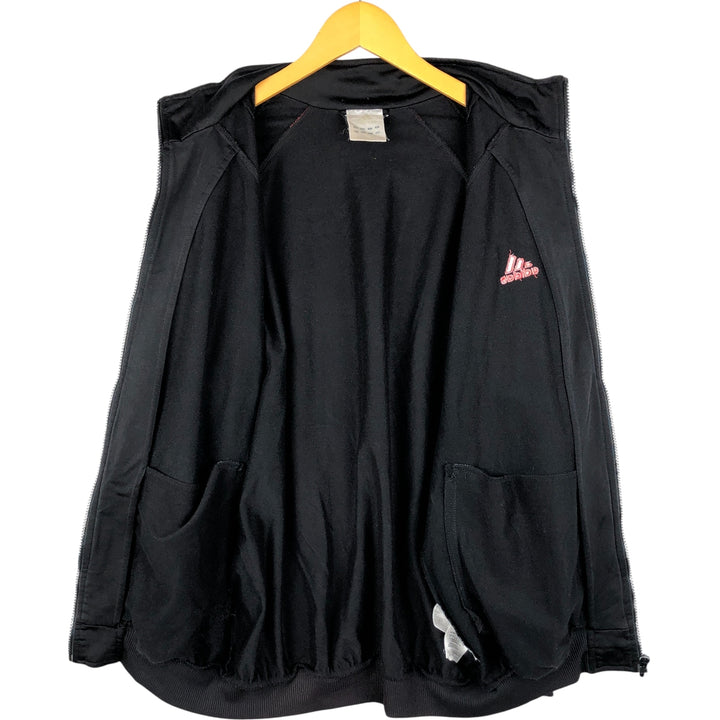 00'S adidas jersey track jacket, men's size L polyester black type Vintage Second Hand