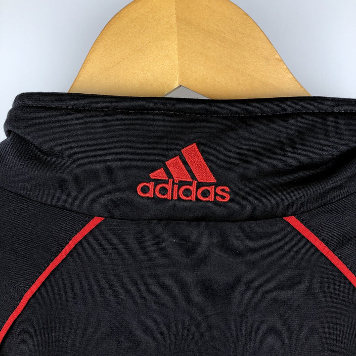 00'S adidas jersey track jacket, men's size L polyester black type Vintage Second Hand
