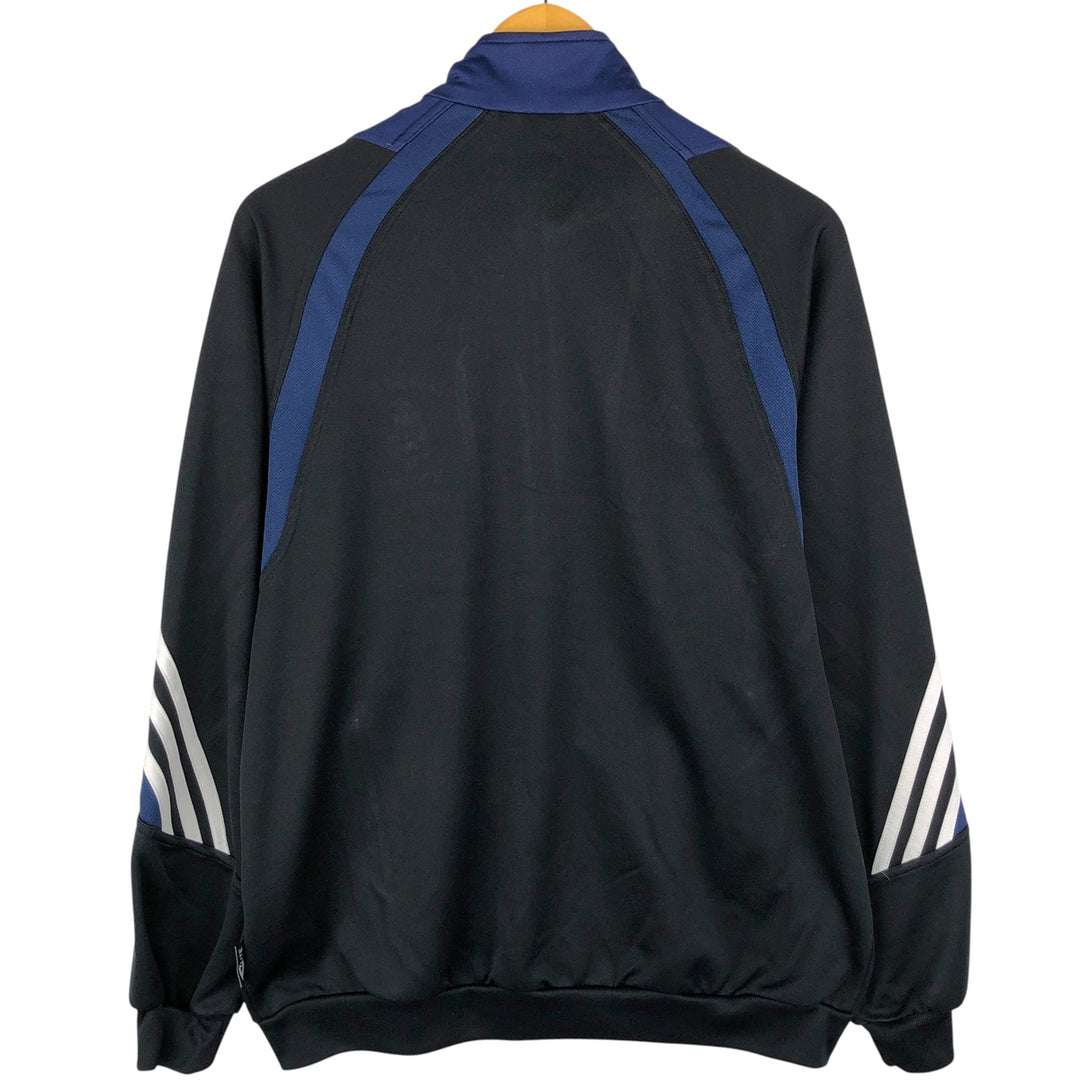 2000'S adidas CLIMALITE Jersey Track Jacket, Men's Size Medium polyester blue type Vintage Second Hand